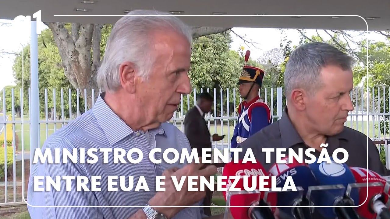 Jornal da Globo: Ministro da Defesa comenta preocupação brasileira com tensão entre EUA e Venezuela