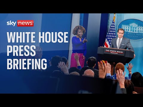 Watch live: White House Press Briefing following US strikes in Iraq