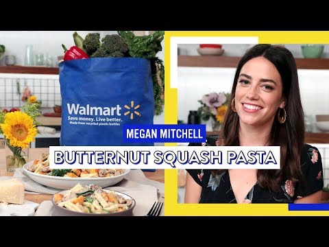 Butternut Squash Pasta with Spinach and Turkey Sausage | Megan Mitchell