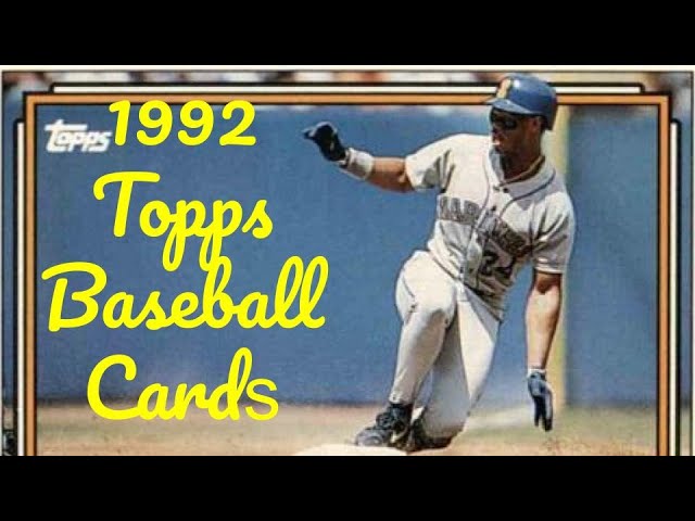 The Best 1992 Baseball Cards to Collect