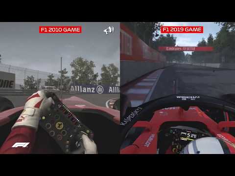 Official Formula 1 Game: F1 2010 vs F1 2019