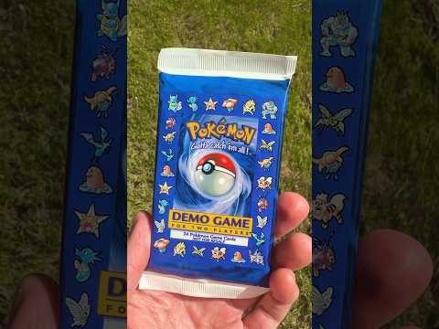 The First Pack of Pokemon Cards EVER MADE