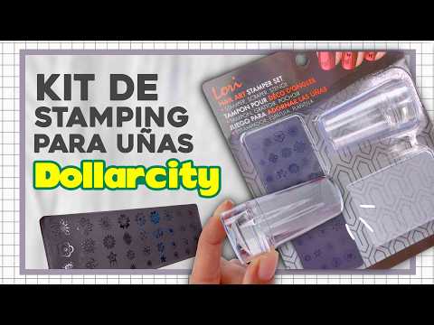 ¿FUNCIONARÁ? 😱 Kit de Estampado DOLLARCITY para Uñas ¿Sorpresa o Decepción?