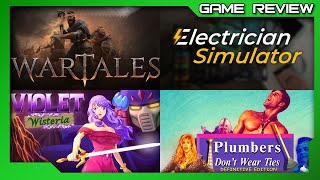 Vido-Test : Plumbers Don't Wear Ties Definitive Edition, Wartales, Electrician Simulator, Violet Wisteria Review