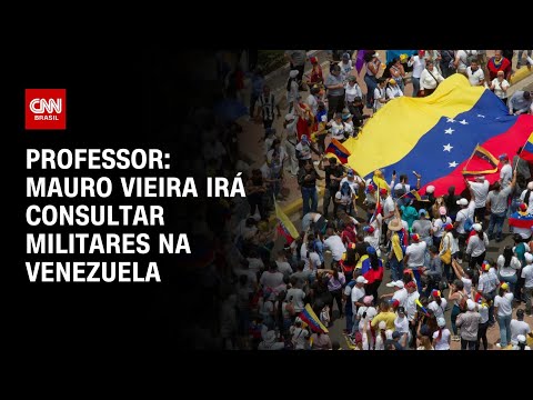 Professor: Mauro Vieira irá consultar militares na Venezuela | BASTIDORES CNN