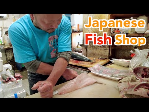 A Day in the Life of a Tokyo Fishmonger! Witnessing the Pro Skills!