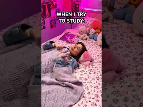 When I try to study🫢 #elsarca #tiktok