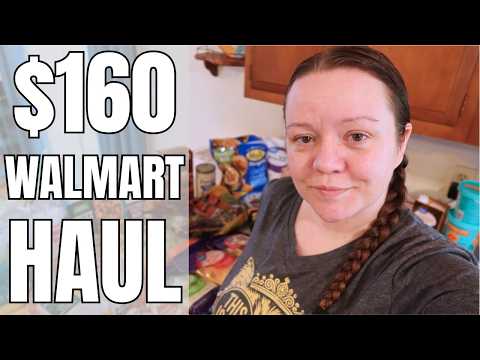 $160 Walmart Grocery Haul & Meal Plan for our Family
