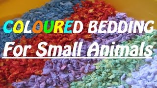 Coloured hamster cheap bedding