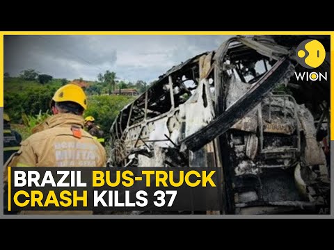 Brazil: 37 Killed in Horrific Crash Between Passenger Bus and Truck | WION
