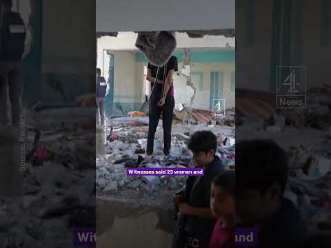 Israel strikes UN school in Gaza killing 40