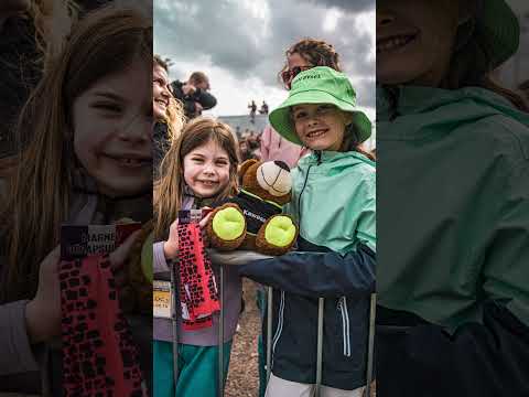 We found the cutest Kawasaki fan at the Tour de France 👀💚