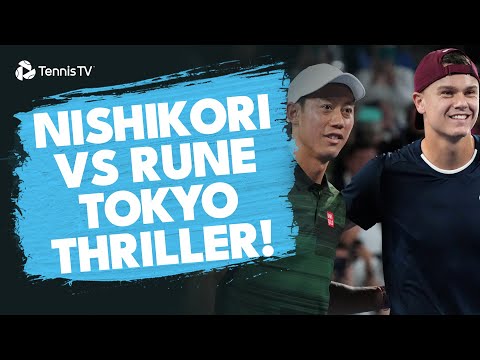 Kei Nishikori vs Holger Rune Dramatic Match! | Tokyo 2024 Quarter-Final