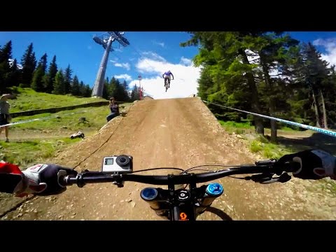 Claudio Caluori & Peaty Get Loose in Lenzerheide: GoPro View | UCI MTB World Cup 2016 - UCblfuW_4rakIf2h6aqANefA