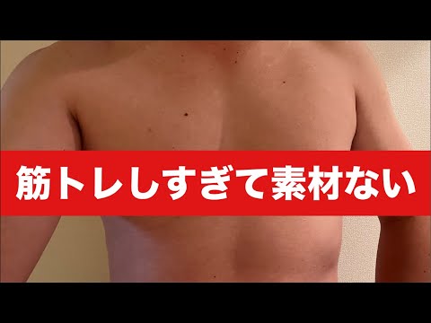 筋トレばっかしてたら素材なくなりました。
