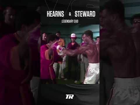 Hearns & steward were a legendary duo 🙌 #boxing #thomashearns #emanuelsteward