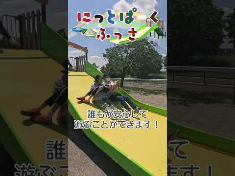 福生市初！ インクルーシブ遊具が設置された「にっとぱーくふっさ」