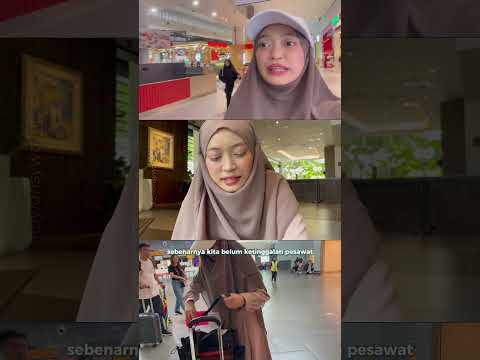 Bongkar koper naik AirAsia 😱 ada aja dramanya #umroh #umrohbackpacker
