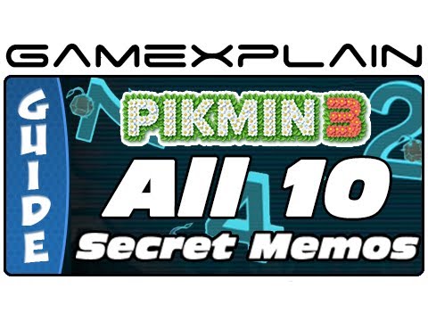 All 10 Secret Memos in Pikmin 3 (Wii U) - UCfAPTv1LgeEWevG8X_6PUOQ