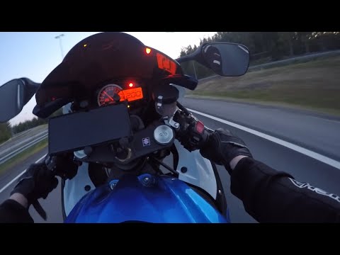 Suzuki GSXR 1000 K9 | Late Night Highway Chilling | BlackWidow Exhaust | Shiftpower Full Race Unit |