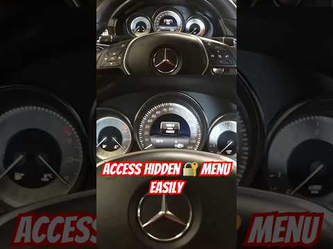 Mercedes E-Class W212 HIDDEN Menu ACCESS 🔓
