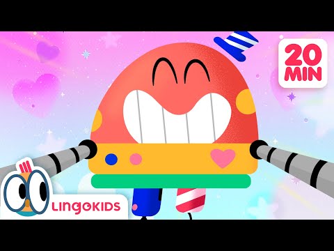 The Best BABY BOT SONGS 💙🤖 Songs for Kids | Lingokids