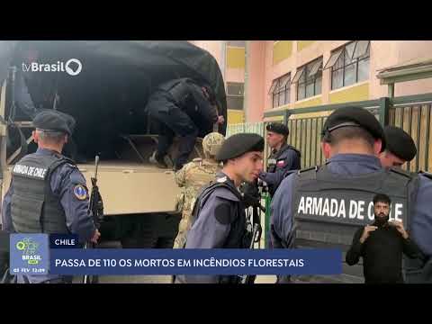 Número de mortos por incêndios florestais no Chile passa de 110
