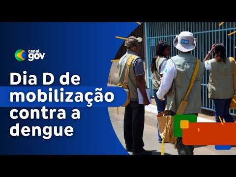 Sábado foi dia D de mobilização contra a dengue