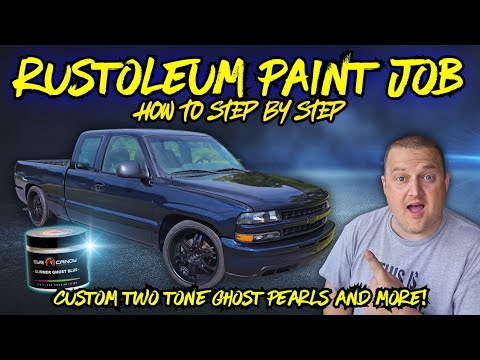 CHEAP CUSTOM PAINT JOB USING RUSTOLEUM HOW TO DO IT YOURSELF STEP BY STEP