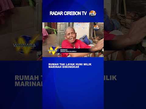 Rumah Tak Layak Huni Milik Marinah Dibongkar