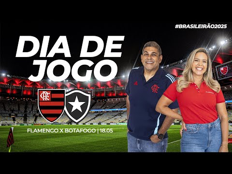 🔴 AO VIVO: FLAMENGO X BOTAFOGO | PRÉ-JOGO + NARRAÇÃO | BRASILEIRÃO (18/05/25)