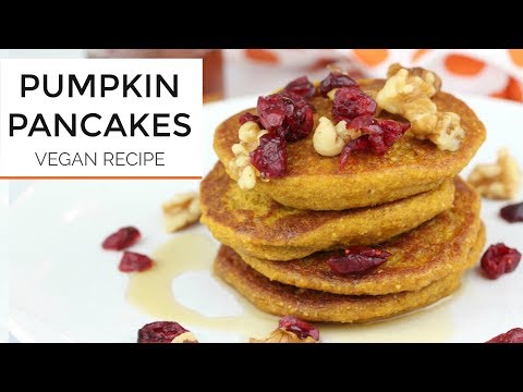 Healthy Pumpkin Pancake Recipe | Vegan + Gluten Free - UCj0V0aG4LcdHmdPJ7aTtSCQ
