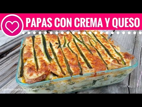 Papas con Queso y Poblano- Las Recetas de Laura ❤ Recetas de Comida Saludable - UCbtJ9-FGxyT76V5ebEDNhgg