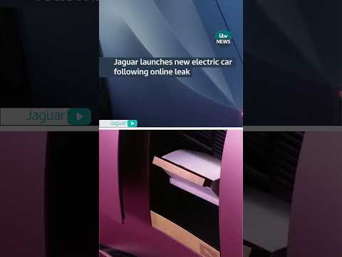 Jaguar launches new electric car following online leak | ITV News