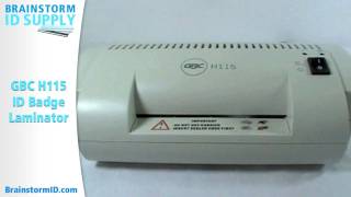 GBC HeatSeal H115 ID Badge Laminator - YouTube