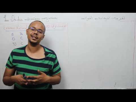 2 eme bac : les ondes mecaniques progressives [ examen national 2020 ]