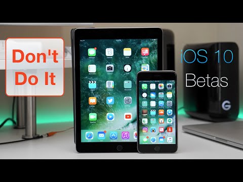 Using iOS 10 Betas - Don't Do It! - UCiQMYozSSTkJ2twtZM1bG9w