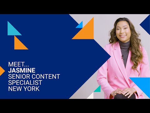 Meet Jasmine:  Hays, Content Specialist, New York​
