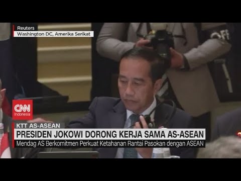 Presiden Jokowi Dorong Kerja Sama AS ASEAN