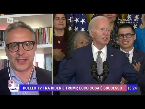 La sfida Biden - Trump - Unomattina estate 28/06/2024