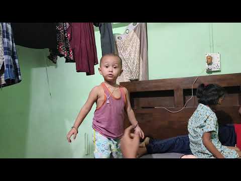 Evani playing with didi....