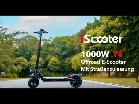 iScooter 1000W T4 Offroad E-Scooter Mit Straßenzulassung