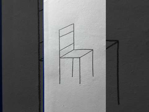 How to draw a chair step by step for beginners