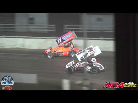 7.29.2023 GLSS A-Main Fremont Speedway - dirt track racing video image