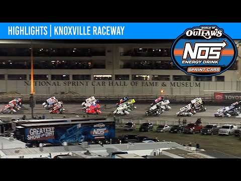 World of Outlaws NOS Energy Drink Sprint Cars | Knoxville Raceway | June 15, 2024 | HIGHLIGHTS - dirt track racing video image