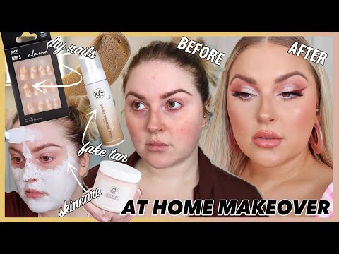 a MAKEOVER because I feel like crap ????? nails, tan, skincare, shaving & more