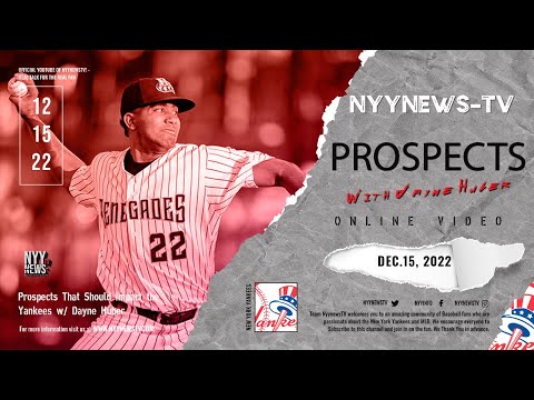 Prospects That Should Impact the Yankees w/ Dayne Huber