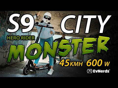 HERO S9 Electric Scooter Review - 45 KMH / Better than Zero 8, Zero 9, Apollo City!