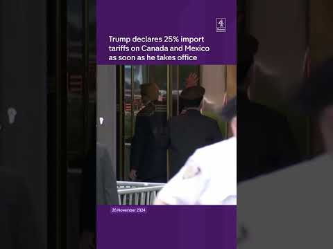 Trump to set tariffs on Canada and Mexico imports
