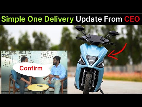 ⚡Simple energy Simple One Official Update | CEO Suhas Rajkumar | Delivery Confirm | ride with mayur